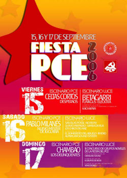 Fiestas del PCE 2006