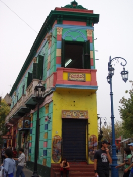 Caminito, del barrio de Boca, en Buenos Aires