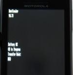 Motorola Milestone bootloader