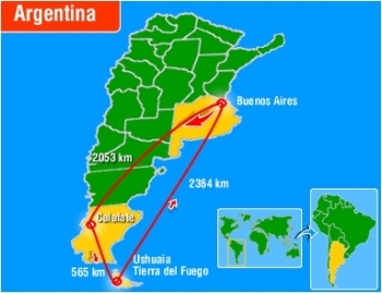 Calafate y Ushuaia, viaje por Argentina
